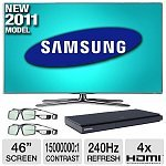 46-Samsung-UN46D7000-WiFi-1080p-240Hz-3D-LED-HDTV-Samsung-BD-D5500-3D-Blu-ray-Disc-Player-2-Pairs-3D-Glasses-1224