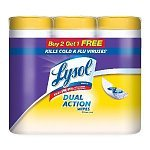 3-pack-35-count-Lysol-Dual-Action-Disinfecting-Wipes-Citrus-5-Free-Shipping